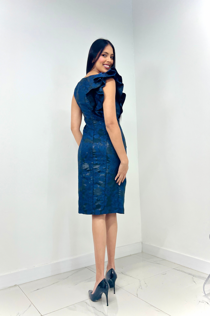 Vestido corto estampado